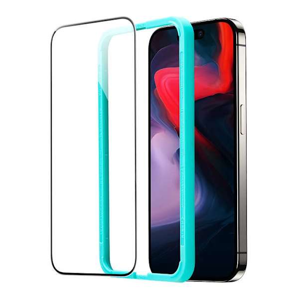 Härdat glas ESR för iPhone 15 Pro 1 st. (rensa)