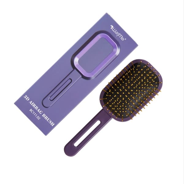3D Airbag Massage Comb Presentförpackning - Hårbottenmassage & Hårutjämning