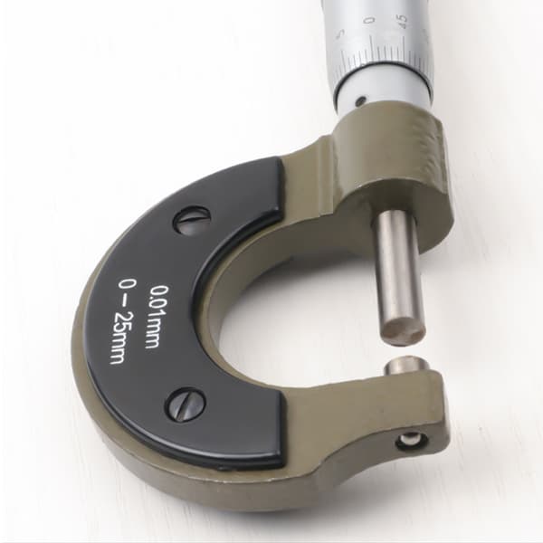 Højpræcisions udvendig mikrometer 0-25 mm