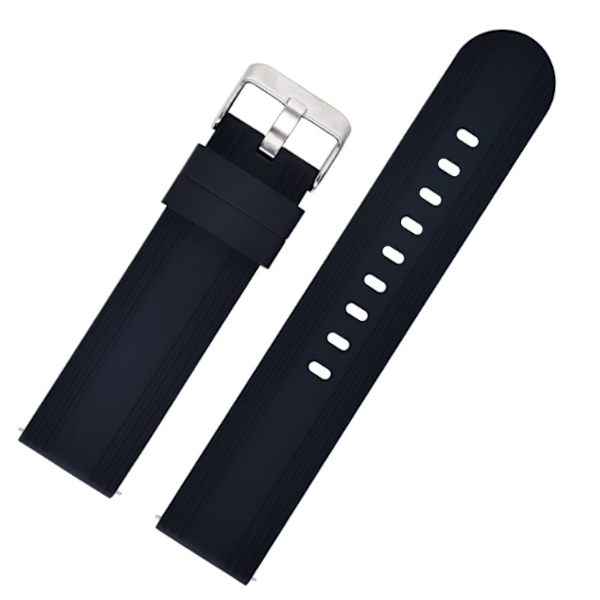Silikone urrem til Huawei GT5 Sort 20 mm