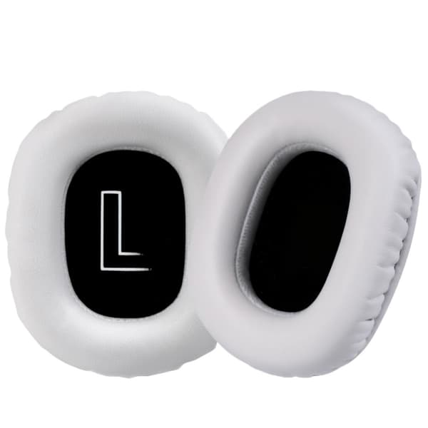 Replacement Protein Leather Ear Pads for Logitech G PRO X 2 kompatibel Over-Ear Headset Cushions (2 pcs) White White