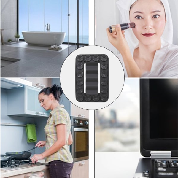 Sugkopp telefonställ Grå
