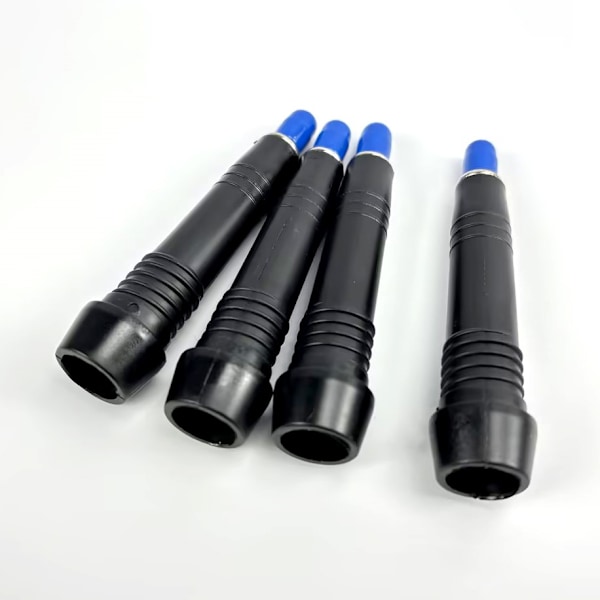 Tungsten stålspetsar för trekkingstav 4-pack Svart