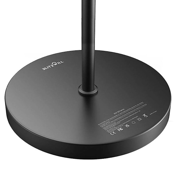 Kaksinkertainen lattiavalaisin kaukosäätimellä BlitzWill BWL-FL-0001, 36W (musta)