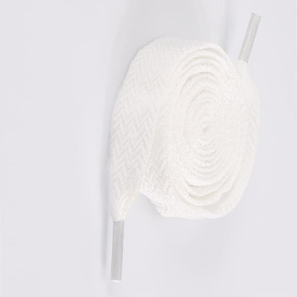 Flade snørebånd - 2 par White White
