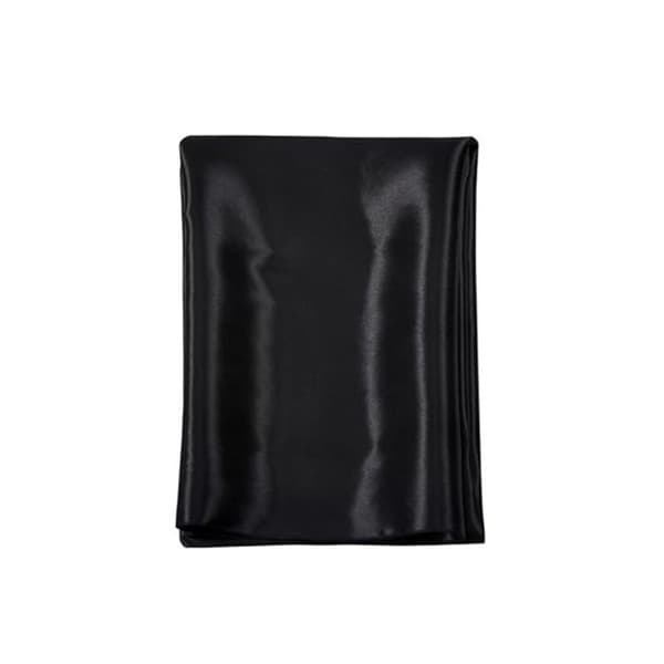 Elegant Polyester Satin Dug til Fester, Bryllupper og Begivenheder Black Black