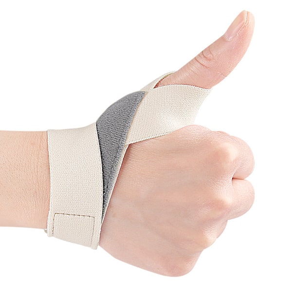 Elastisk håndledsstøttebånd - Justerbar kompression (2-pak) Beige Beige