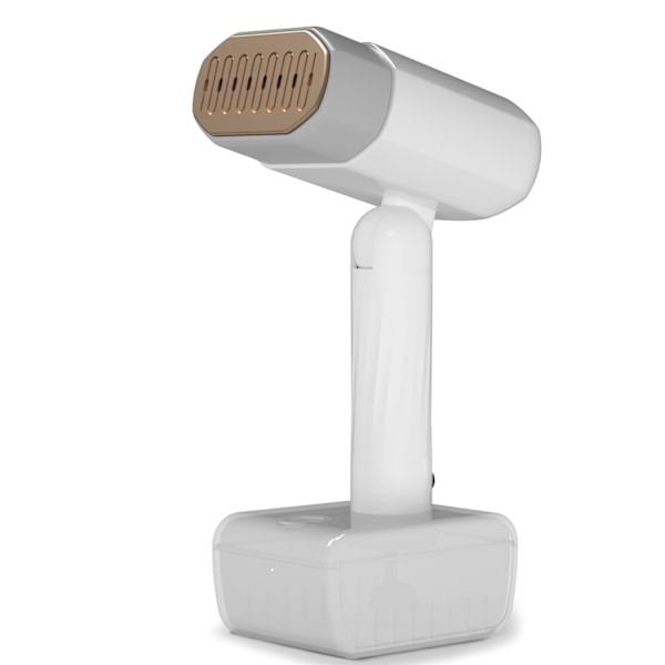 Bärbart hopfällbart elektriskt strykjärn White White