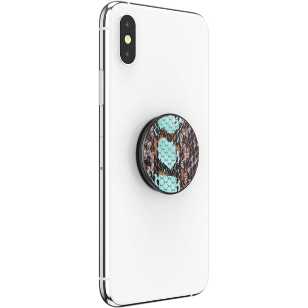 POPSOCKETS Embossed Metal Water Snake Avtagbart Grip med Ställfunktion LUXE