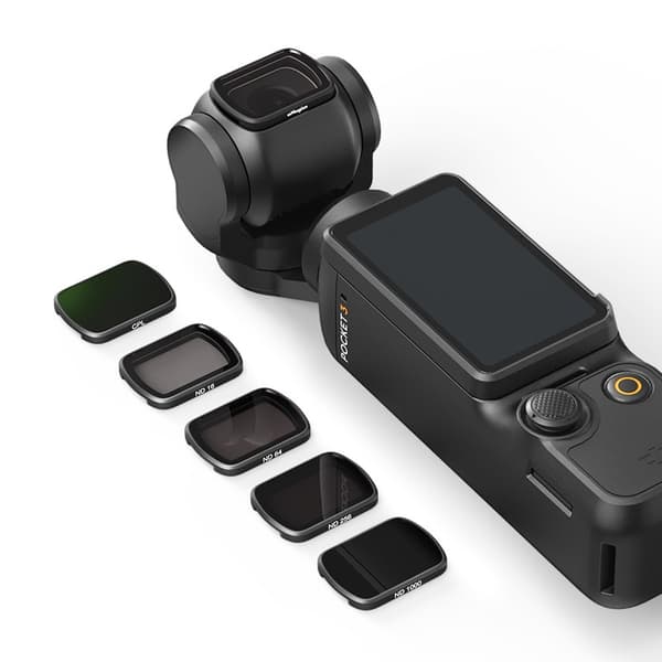 DJI Osmo Pocket 3 Filter ND16/64/256/1000 Sæt - Professionel Neutral Density Filter til DJI Osmo Pocket 3 Kamera