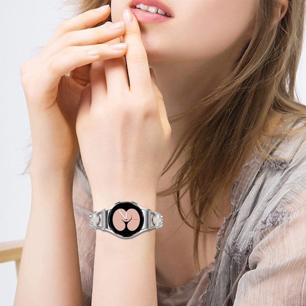 Urrem til Samsung Galaxy Watch 4/5/6 Silver Silver