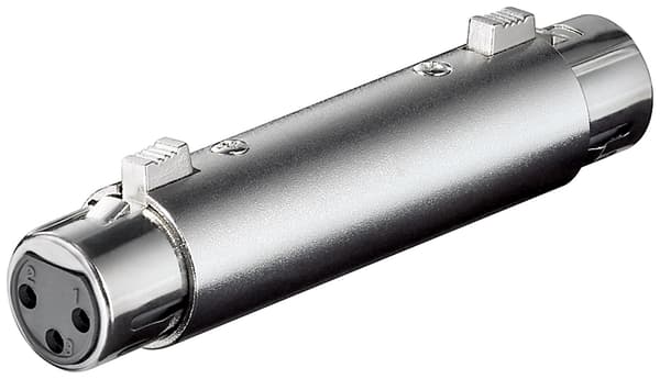 XLR-sovitin/liitin, naaras-naaras