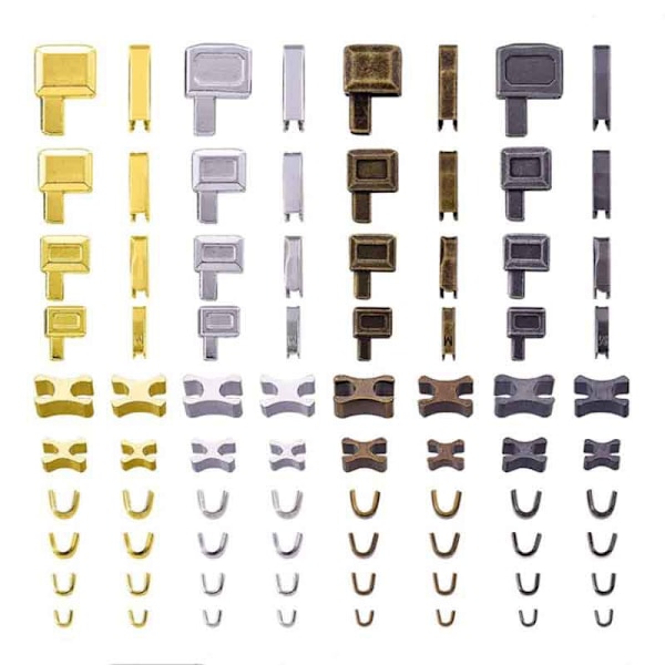 Reparationsset för Dragkedja, 80 st (Storlek 3, 5, 8, 10)