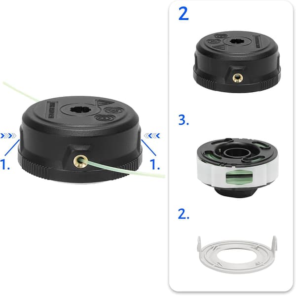 Grästrimmerhuvud Ersättningsspole - 6-pack