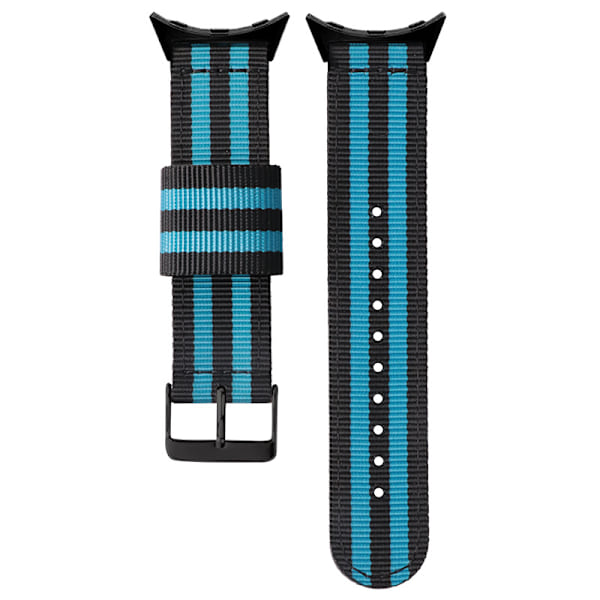 Nylon klockarmband för Google Pixel Watch 1/2/3 - 41mm Svart + Blå