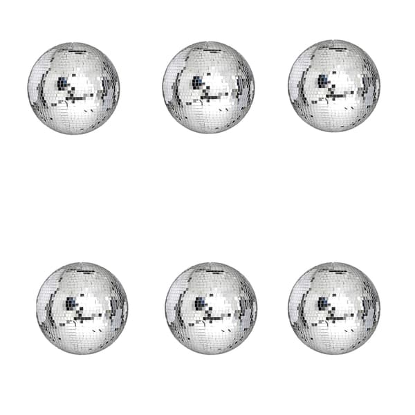 Diskokugle Spejlkugle, 7cm Reflekterende Kugle til Festpynt, Bryllup, Events, Julepynt (6 stk.)