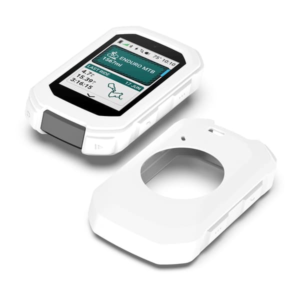 Silikonebeskyttelsesetui til Garmin Edge MTB - Optimal beskyttelse til din cykelcomputer White White