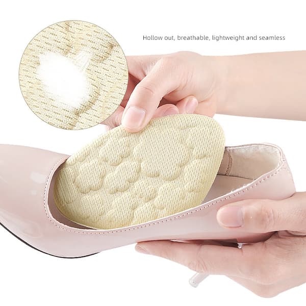 Cloud Framfootkuddar för Höga Klackar - 2 Par (Svart) Beige Beige