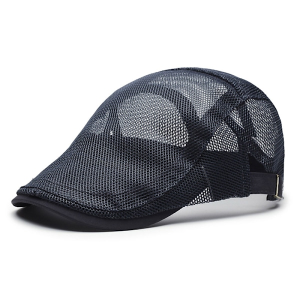 Snygg sommar mesh solskydd baseballkeps Marinblå