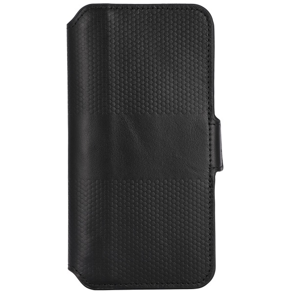 Krusell Leather Phone Wallet iPhone 14 Svart
