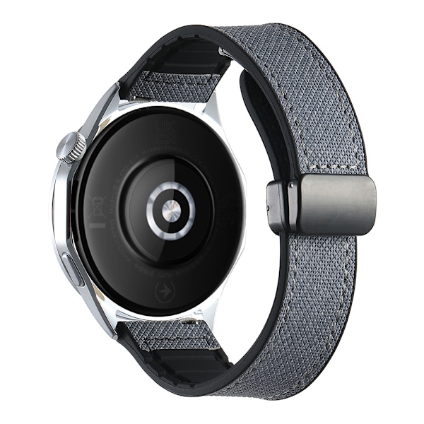 Grå Denim Style 20mm Universal Urrem til Smartwatches