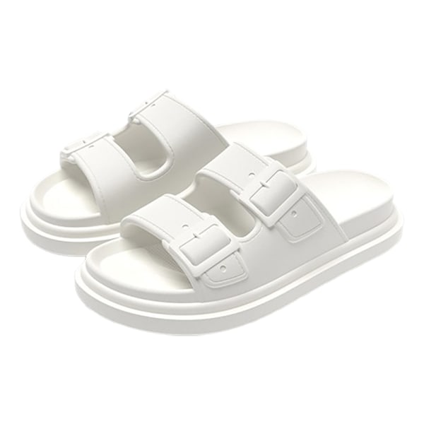 Bekväma vita EVA-tofflor Vit 36/37