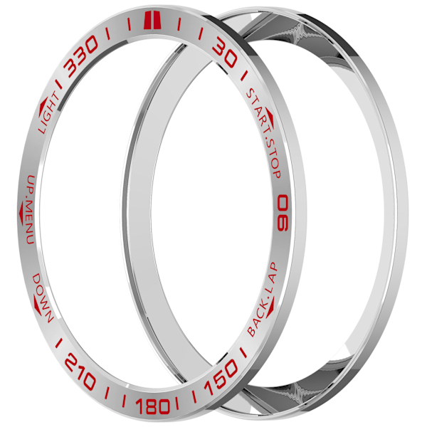 Rostfri stålram för Garmin Fenix 8 model 1 Flerfärgad 2