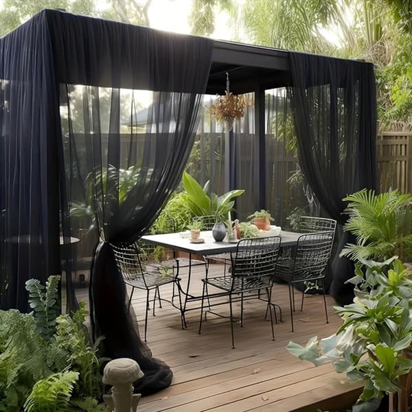 Polyester myggenet til insektbeskyttelse - til planter, have og sengehimmel, rammefrit foldbart beskyttelsesnet 1500cm x 300cm, åndbart