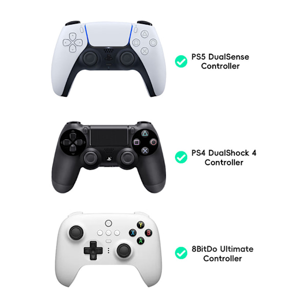 Svarta Joysticklock för Xbox Series/Xbox 360/Switch Pro