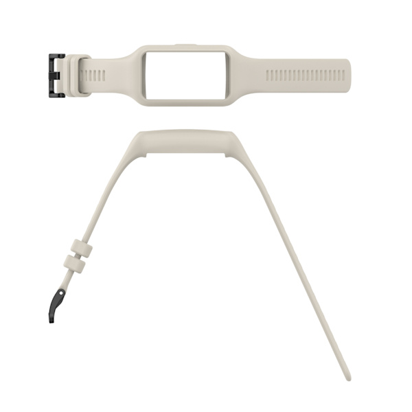 Kellon ranneke silikonikotelolla Huawei Band 7 / Band 6 / Band 6 Pro, Honor Band 7 / Band 6 Vaaleanpunainen