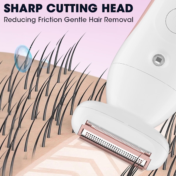 5-in-1 Lady Shaver: Sähköinen naisten parranajokone karvanpoistoon Ruohon väri