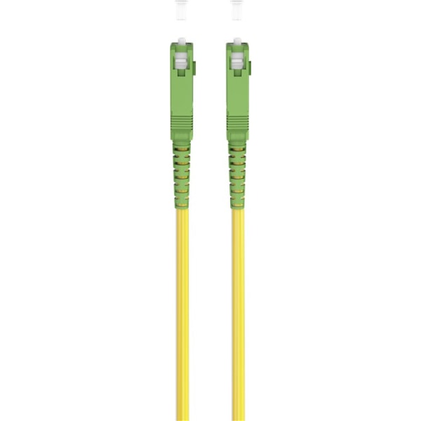 Fiberoptisk kabel (FTTH), Singlemode (OS2) Yellow, gul (Simplex), 0,5 m