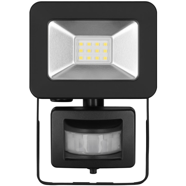 LED-strålkastare för utomhusbruk, 10 W, med rörelsedetektor