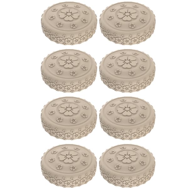 8-pack hjulskydd för resväskor Caramel  Brown Model 3 Caramel  Brown