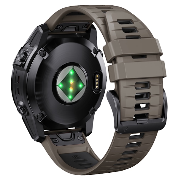 Snyggt snabbfäste för Garmin Fenix 7X Pro Brun