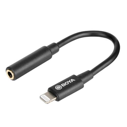 Mikrofonadapter Lightning - 3.5mm BY-K3 Hane - Hona TRRS