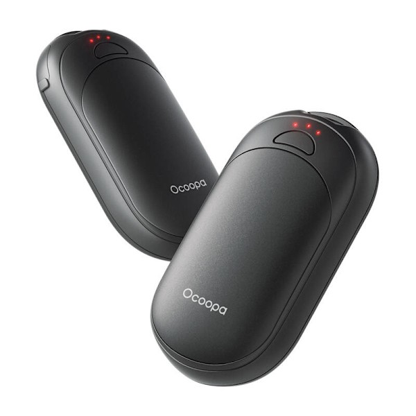 Ocoopa UT3 Lite 2x2500 mAh käsilämmitin, USB-C, musta/musta