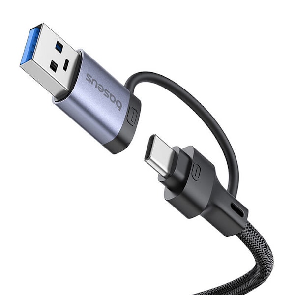 Hub 4in1 Baseus UltraJoy USB-A&USB-C till 4xUSB3.0+USB-C (grå)