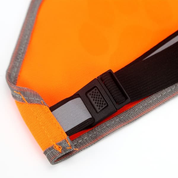 Reflekterende kæledyrstørklæde, justerbar pasform Orange L Orange L