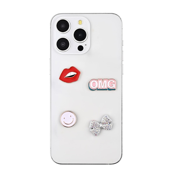 Charms Pimp Your Phone Metal og Plastik 4 stk