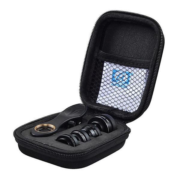 Mobillinssats APEXEL APL-DG5H 5 i 1 universal (svart)