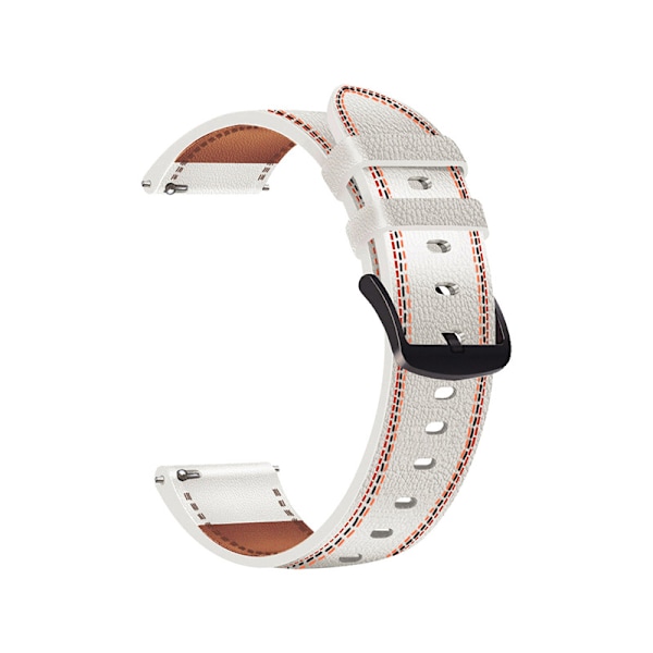 Läderklockarmband för HUAWEI GT3 Vit 20 mm