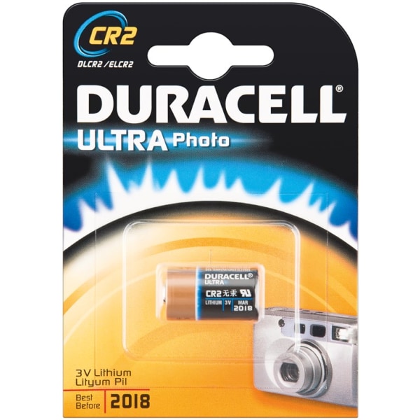 Duracell CR 2 (DLCR2) batteri, 1 st. blister