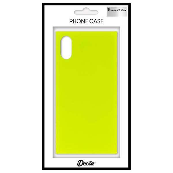 IDECOZ Mobilskal Neon Gul iPhone XS Max