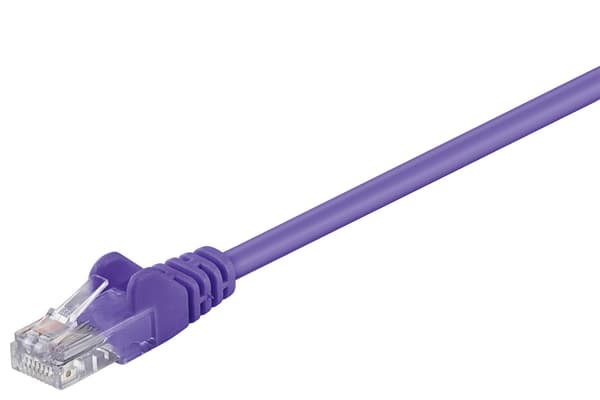 CAT 5e patch-kaapeli, U/UTP, violetti