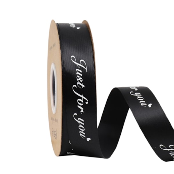 Band - 2,5 cm x 36 Yards Svart