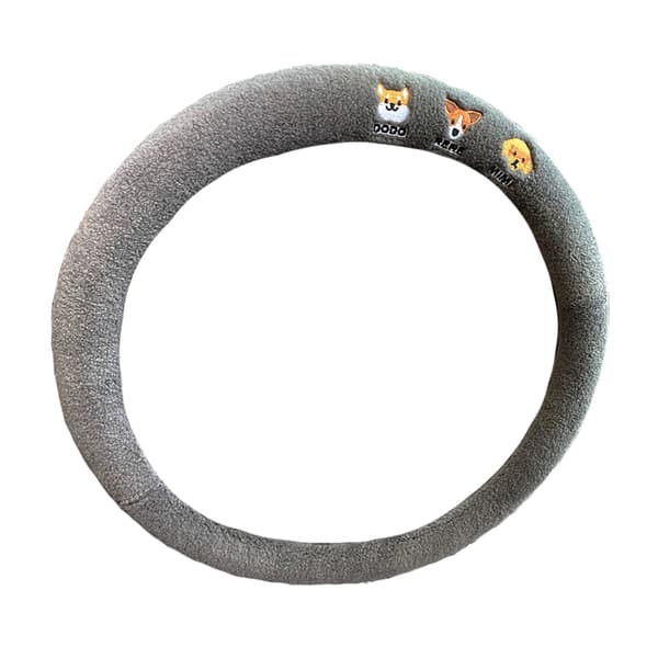 Lyxigt fårskinnsrattskydd Grey Grey