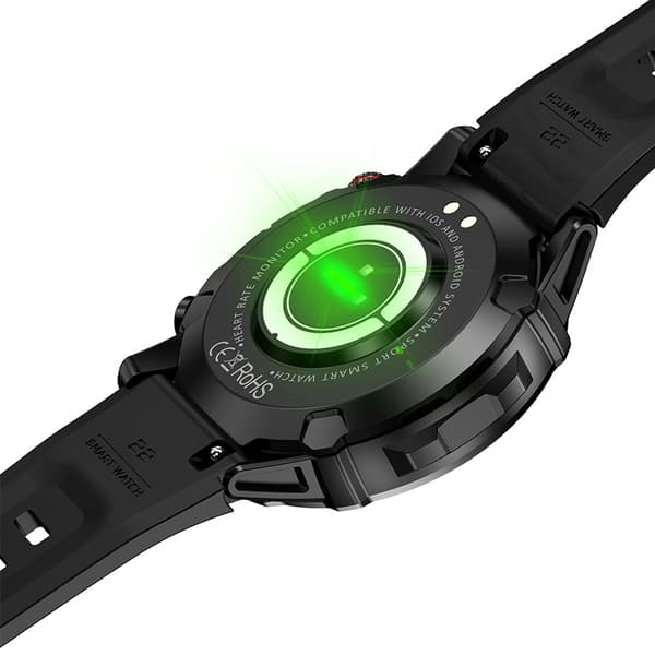 Smartwatch / sportklocka med Bluetooth-samtal Black Black