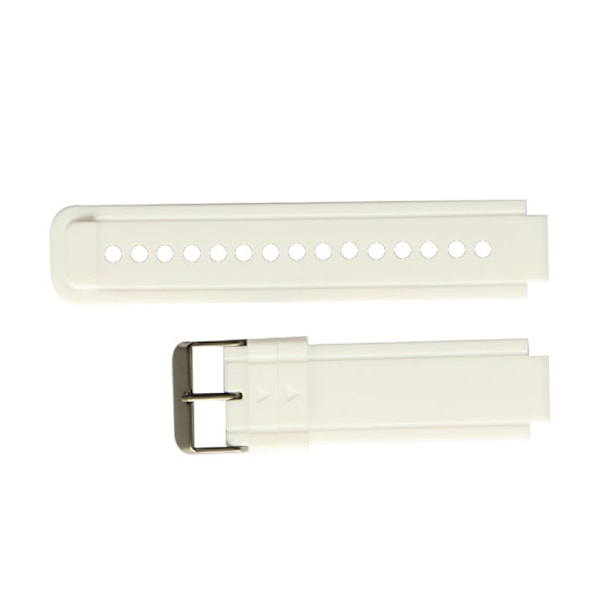 Vit silikonrem för Garmin Vivoactive Acetate Smartwatch