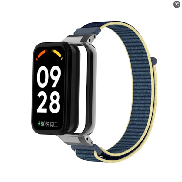 Nylon urrem til Xiaomi Redmi Band 2/8 Active Blå